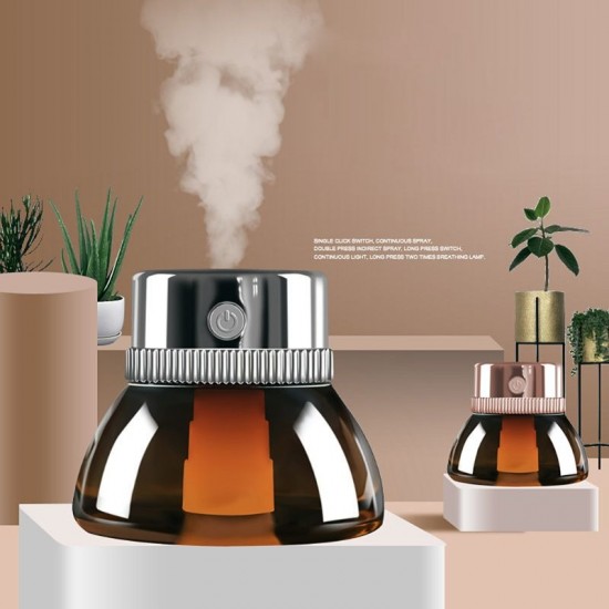 200ml ultrasonic essential oil diffuser mini aromatherapy air humidifier night light for home use 1
